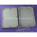 Caja de ABS caja de plástico electrónica caja de conexiones a prueba de agua caja impermeable al aire libre IP65 PWE202 con tamaño 300 * 230 * 54 mm